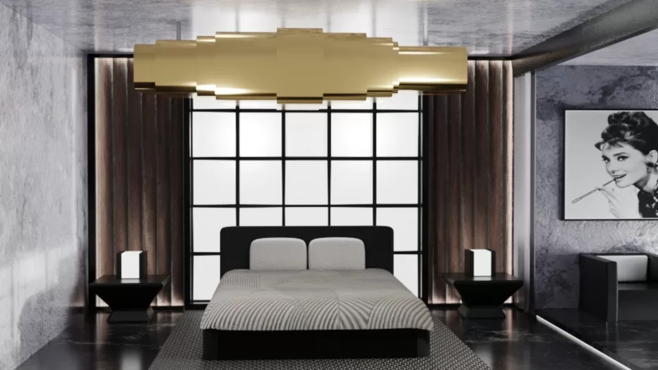2200 Modern Bedroom low render JPEG jpg