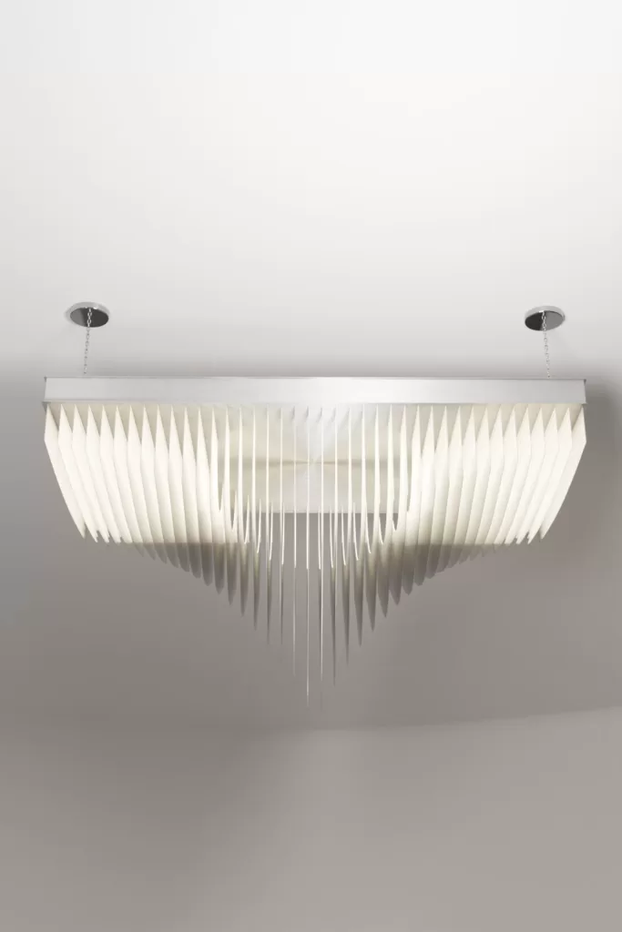 Luxury modern aluminium chandelier lighting design Aluminiumsky Aquarius 4e