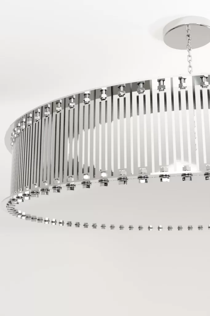 Luxury modern aluminium chandelier lighting design Aluminiumsky Lalande 2e jpg