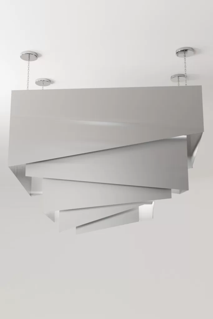 Luxury modern aluminium chandelier lighting design Aluminiumsky Teegarden 3e jpg