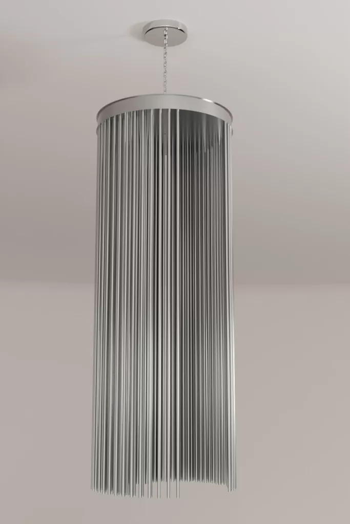 Luxury modern chandelier aluminium lighting design Aluminiumsky Lighting house Draco 4e