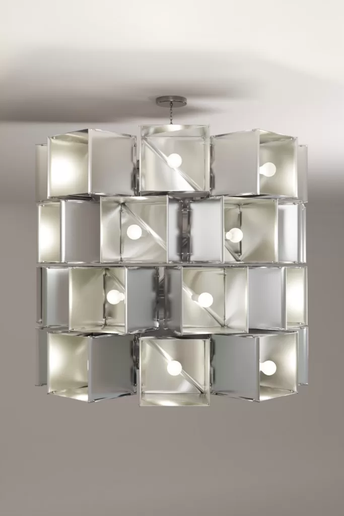 Luxury modern chandelier aluminium lighting design Aluminiumsky Lighting house Hydrae 1e