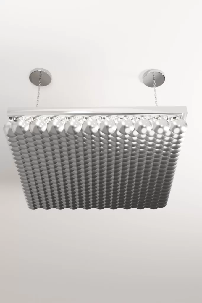 Luxury modern chandelier aluminium lighting design Aluminiumsky Lighting house Lacaille 3e