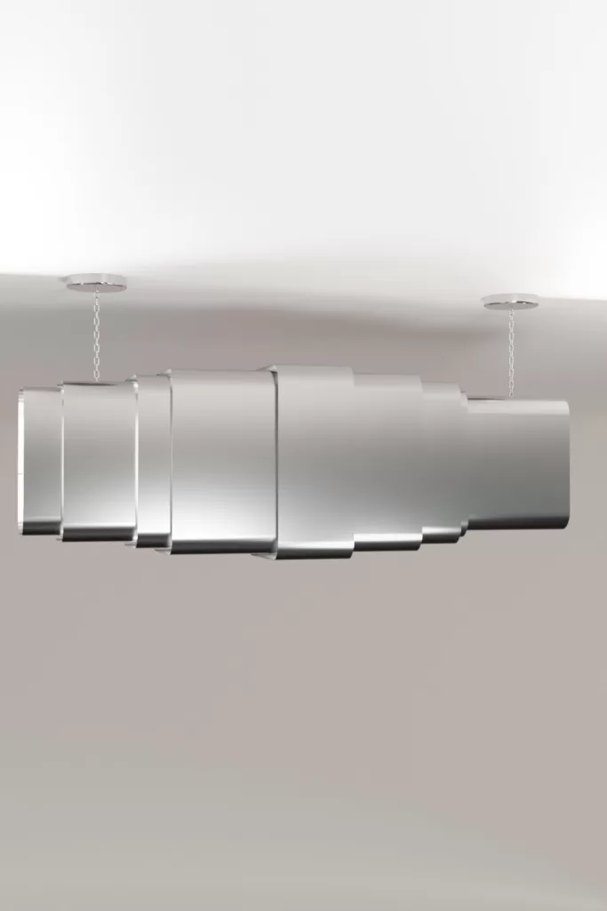 Luxury modern chandelier aluminium lighting design Aluminiumsky Lighting house Scorpius 3e