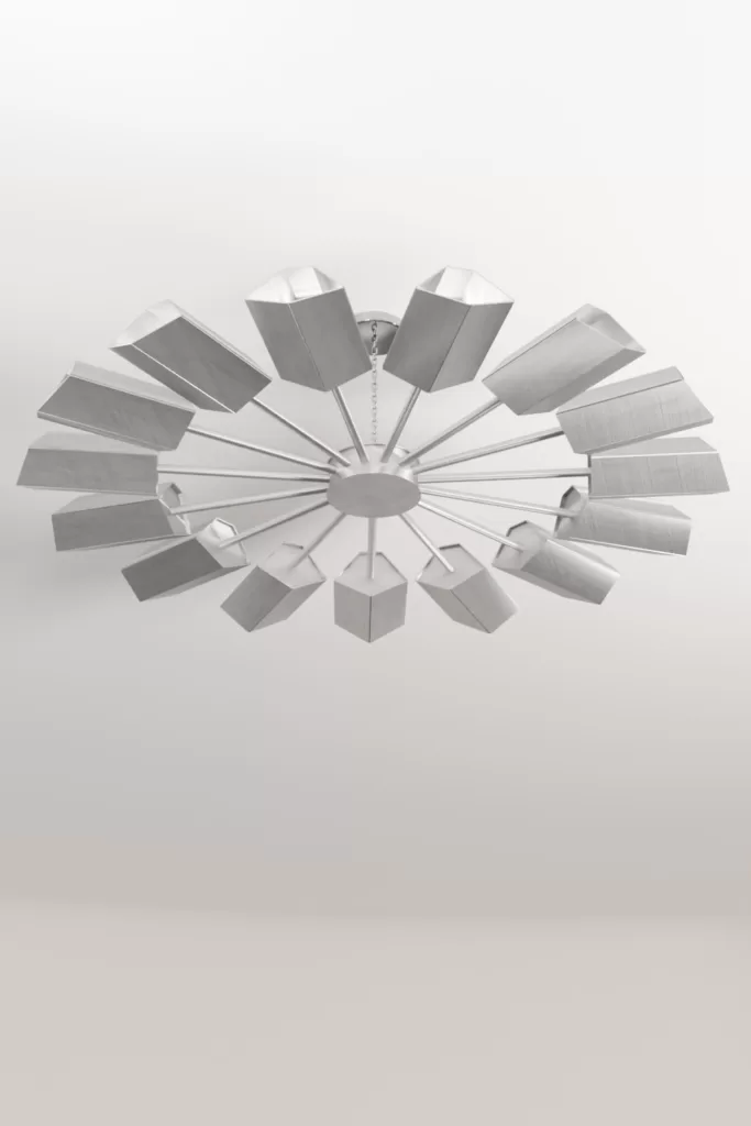 Luxury modern chandelier aluminium lighting design Grus 1e