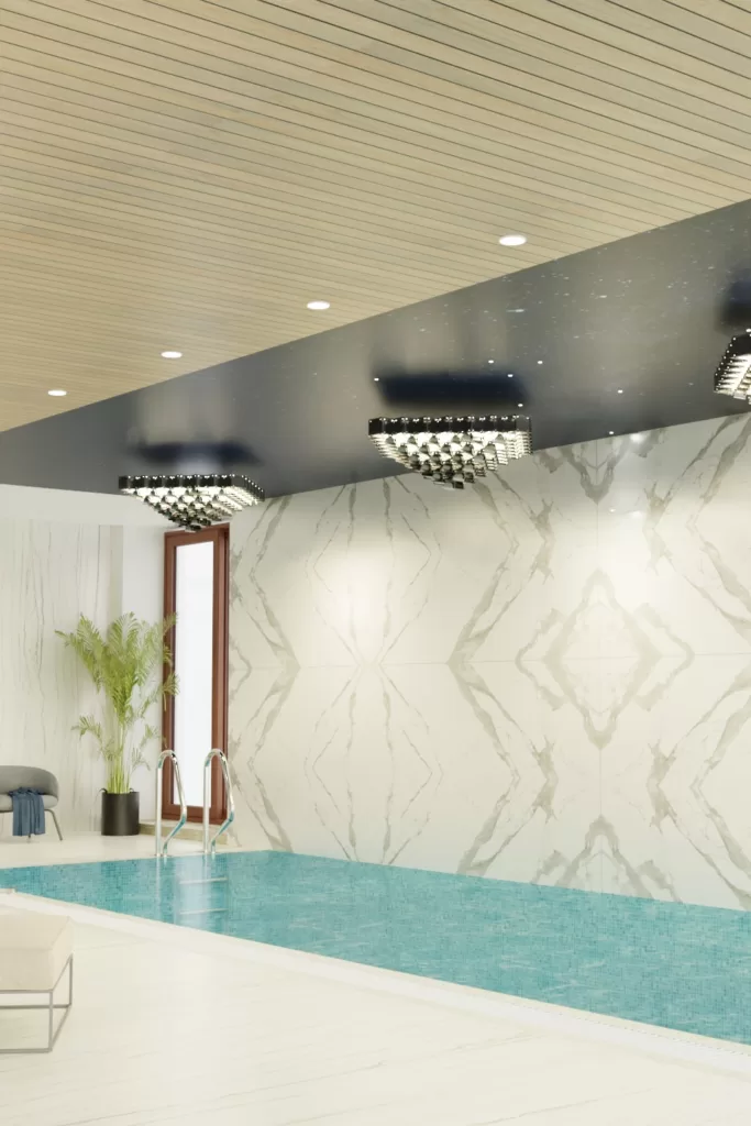 Luxury modern chandelier aluminium lighting design Aluminiumsky Lighting house Arietis 1e o