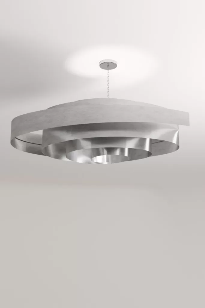 Luxury modern chandelier aluminium lighting design Aluminiumsky Lighting house Leonis 1e