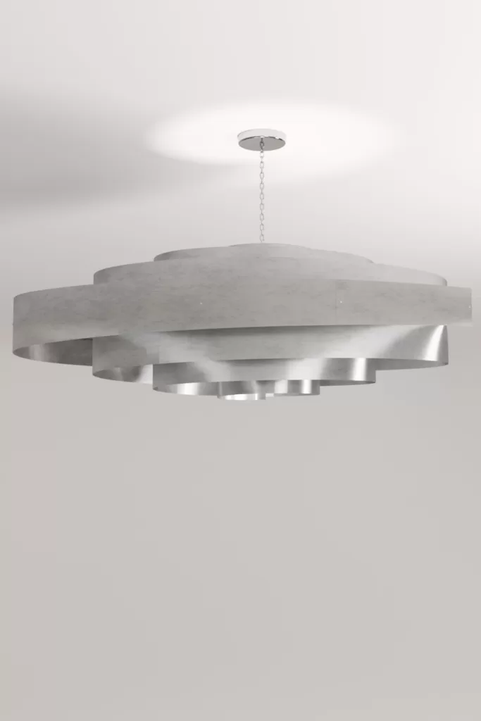 Luxury modern chandelier aluminium lighting design Aluminiumsky Lighting house Leonis 3e