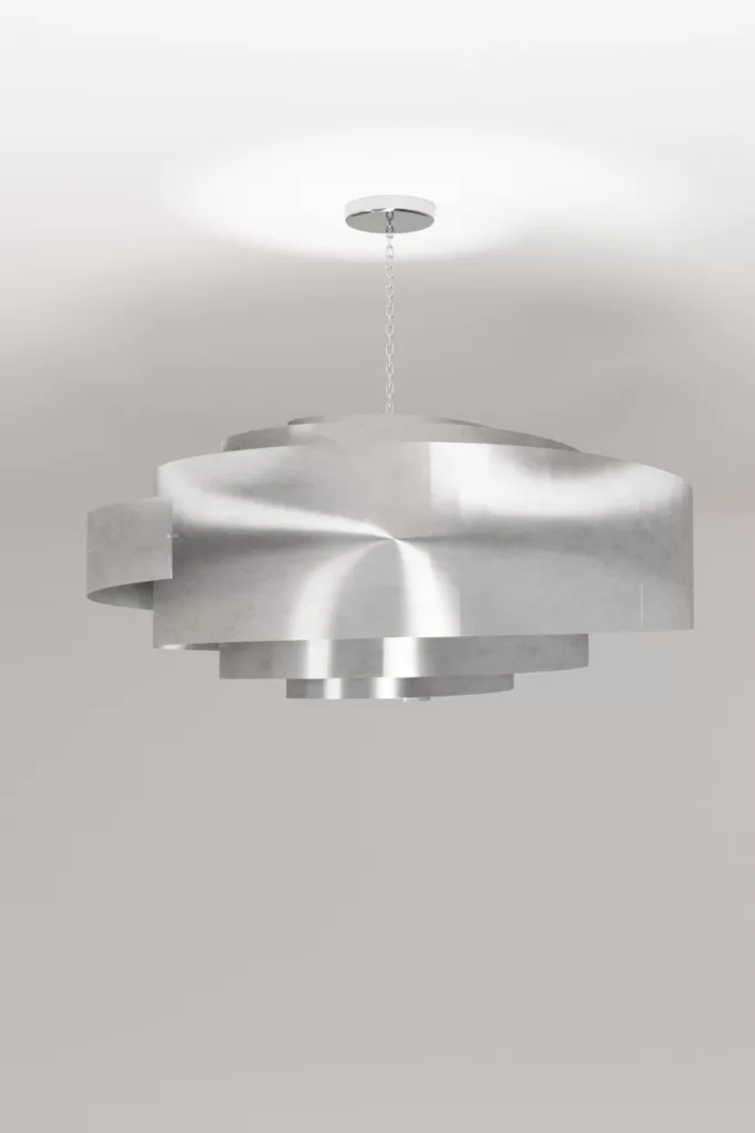 Luxury modern chandelier aluminium lighting design Aluminiumsky Lighting house Leonis 4e